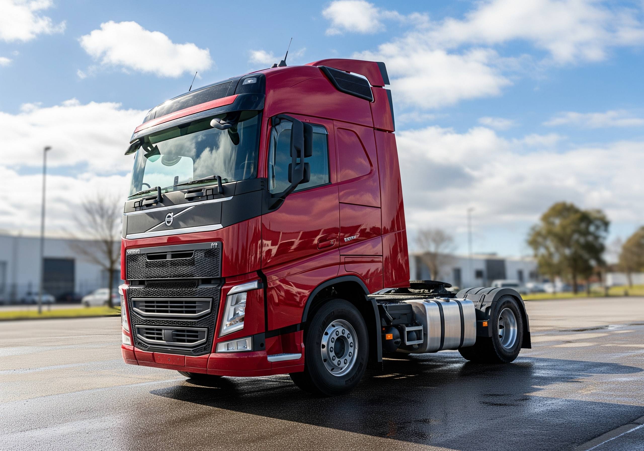 Caminhão representando consórcio de veículos